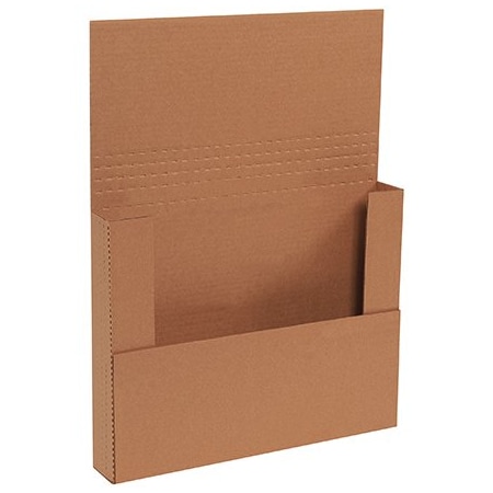 Bsc Preferred 14-1/4 x 11-1/4 x 2'' Kraft Easy-Fold Mailers, 50PK BUY00014598
